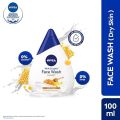 NIVEA Milk Delights Face Wash Moisturizing Honey For Dry Skin 100ml, 100 ml. 