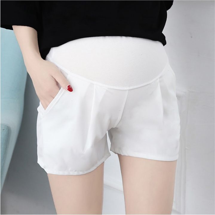 2022%20Cotton%20Maternity%20Shorts%20Pregnancy%20Pants%20Leisure%20Cotton%20for%20Pregnant%20Women%20Clothing%20Elastic%20Waist%20Mother%20Wear%20Clothes%20Summer%20-%20Image%203