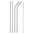 straw 304 Stainless Steel Straw Reusable Metal Drinking Straws Set Wholesale With Cleaning Brush Party Bar Accessory Eco Friendly NewParty Supplies. 