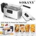 SOKANY DEEP FRYER 3.5 LITER. 