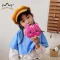 Cartoon Cat Kids Bags PU Leather Mini Shoulder Crossbody Bags For Kids Girl Princess Animal Children Small Hand Coin Purse. 