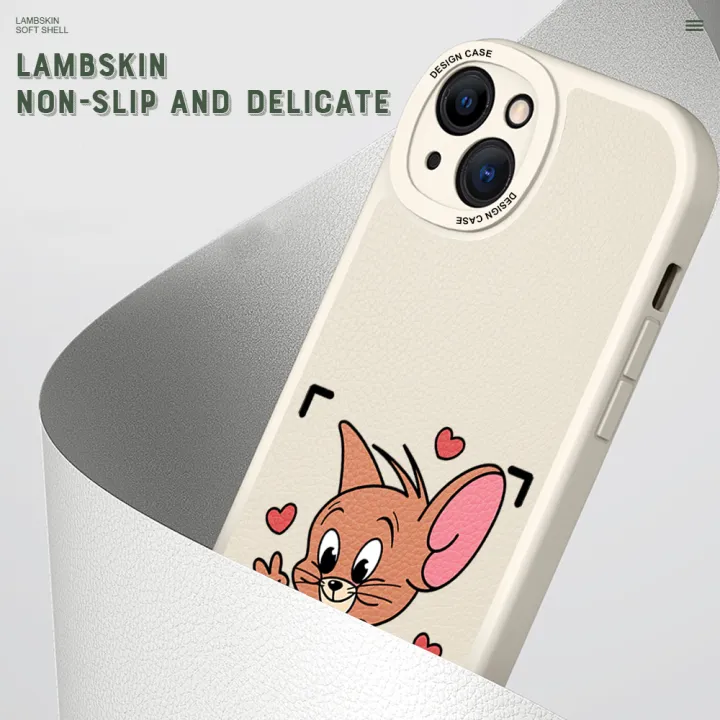 DEL%20for%20Redmi%20A2+%20A2%20Plus%20A1+%20A1%20Plus%20Back%20Cover%20Cartoon%20Mouse%20Phone%20Case%20PU%20Leather%20Soft%20Silicone%20Edge%20Cover%20-%20Image%204