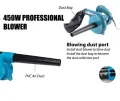 X-FORCE-WS-7 450W 220V Multifunctional Electric Hand Air Blower and Vacuum Cleaning Duster Car Dust Removal Tool. 