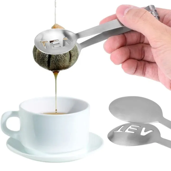 12.3/17cm%20Stainless%20Steel%20Tea%20Bag%20Clip%20Tongs%20Teabag%20Squeezer%20Tea%20Leaf%20Strainer%20Holder%20Grip%20Spoon%20Mini%20Sugar%20Lemon%20Ice%20Cube%20Clip%20-%20Image%203