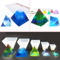 Transparent Epoxy resin mold Craft mold Triangle shape mold DIY 20mm-60mm size Pyramid mold for Jewelry making Crafting. 