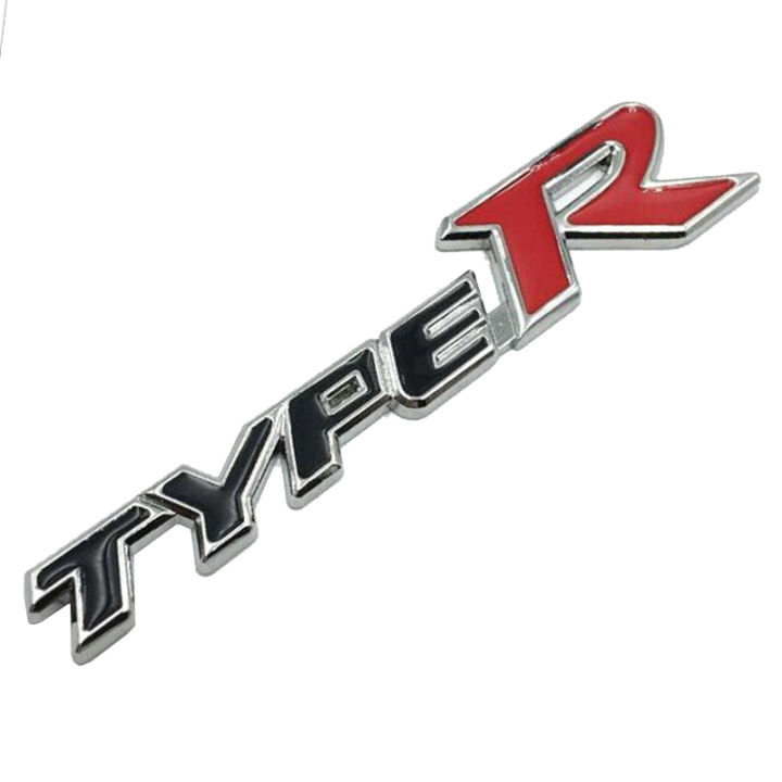 【beauty code】Car Metal Alloy Type R Typer Sticker For Honda City CR-V ...