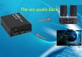 1x2 HDMI Splitter With Integrated Audio Extractor Support 2CH 5.1CH 4Kx2K 3D Optical SPDIF And R/L Output. 