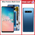 Screen With Frame For Samsung S10 Plus G975 G975F SM-G975F LCD Display Digital Touch Screen For Samsung S10+ Display Assembly. 
