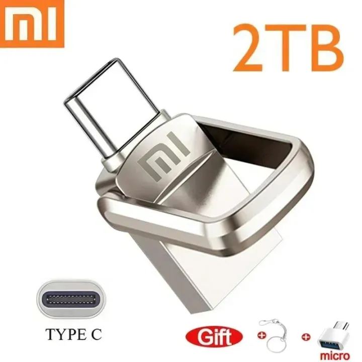 XIAOMI%202TB%20Metal%20U%20Disk%202%20IN%201%201TB%20Flash%20Drive%20High-Speed%20USB%203.1%20512gb%20Pen%20Drives%20Memory%20Stick%20Type%20C%20Adapter%20ps4%20console%20kb8p%20-%20Image%207