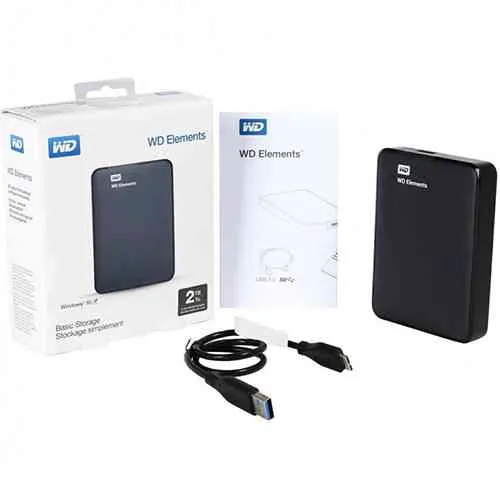 WD Western Digital Elements External Hard Disk Enclosure Usb3.0