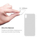 Clear Slim Transparent Carbon Fiber Film Mobile Phone Back Skin Rear Protective Sticker For Samsung A20/A30. 