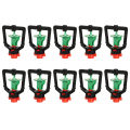 KOGEEK 10pcs Hanged Spinner Rotating Damping Sprinkler Heads Water Sprinklers 360 Degree Rotating Micro Sprinkler Hanging Drip Irrigation Nozzle for Lawns and Gardens. 