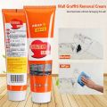 Home Cleaner Drawing Footprint Decontamination Graffiti Removal Cream Wall Stain Remover Cleaning Paste. 