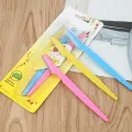 3 Pcs  Tinkle Eyebrow Razor  Set, Hair Trimmer Shaver and Tough up Tool, Facial Razor with Safety Cover (ter). 