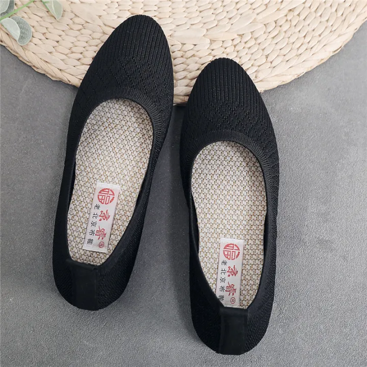 Jingrui%20Old%20Beijing%20Cloth%20Shoes%20Women's%20Single-Layer%20Shoes%20Spring%20and%20Autumn%20Summer%20Flying%20Mom%20Shoes%20Black%20Work%20Shoes%20Soft%20Sole%20Shoes%20Breathable%20-%20Image%204