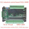 PLC Industrial Control Board Simple Programmable Controller Type FX3U-30MR Support RS232/RS485 Communication. 