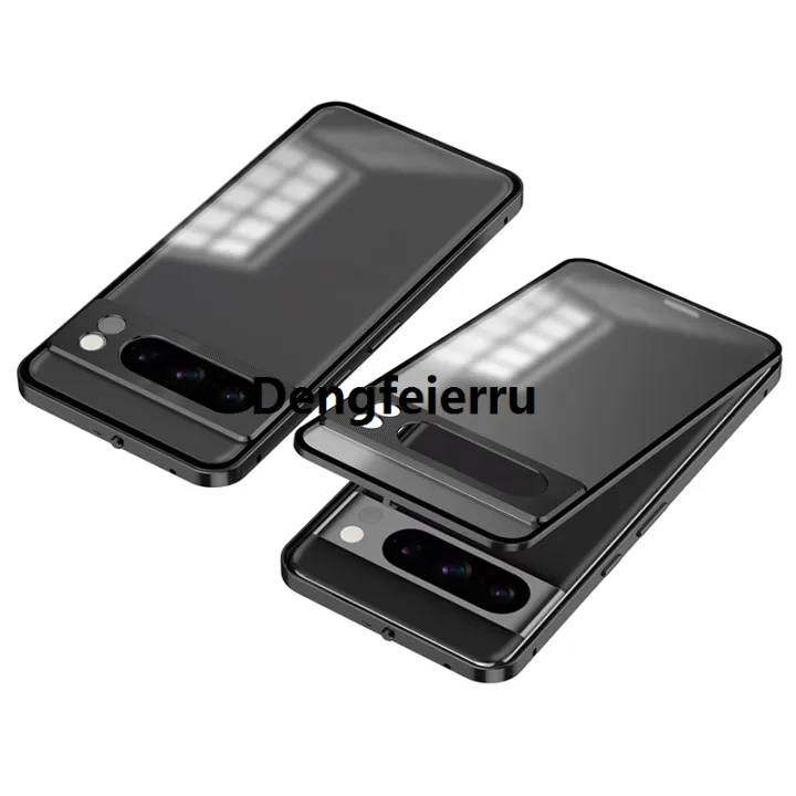 Dengfeierru%20Snap%20Buckle%20Metal%20Frame%20Frosted%20Phone%20Case%20For%20Google%20Profesional%20Pixel%208%20Pro/Google%20Pixel%207a/Google%20Pixel%207%20Pro%20-%20Image%203