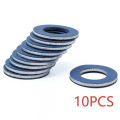 10x 90430-12031 Aluminum Oil Drain Plug Gaskets Crush Washer Seals 12mm Hole Nut Seal Ring For Toyota Lexus. 