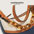 MATEYOYO Women Handbag Fashion Women Underarm Bag Leisure Style Suitable for Casual Summer Hand Bag for Women Beach Bag Canvas Bag. 