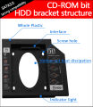 SSD HDD Caddy 9.5mm 12.7mm Universal CD/DVD-ROM 2nd Caddy SATA-III. 