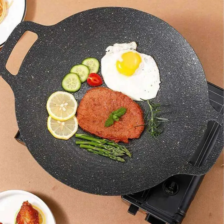 Grill%20Pan%20BBQ%20Baking%20Frying%20Round%20Griddle%20Plate%20Non-Stick%20Cooking%20Tools%20with%20Brush%20Gloves%20and%20Tongs%20for%20Camping%20Outdoor%20-%20Image%205