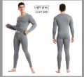 Mens V-neck Thermal Underwear Set Long Johns Men Autumn Winter Shirt and Pants 2 Piece Set Male Long Underwear Thermal Clothing. 