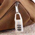 Portable Digit Suitcase Combination Lock Anti-theft 3 Dial Digit Mini Combination Padlock Luggage Travel Lock Safty Backpack Combination Lock Bag. 
