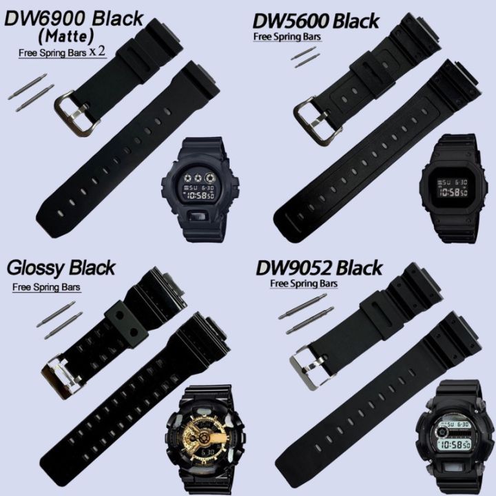 Rubber Watch Strap For G-Shock DW5600 DW6900 DW9052 GA110 Silicone Belt G Shock Bracelet Watchband Dw-5600 Dw-6900 Band 5600 6900 G