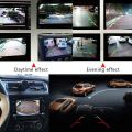 Car Rear View Camera HD Mini Degree Front Side View Camera with Multi-function Switcher Cable. 
