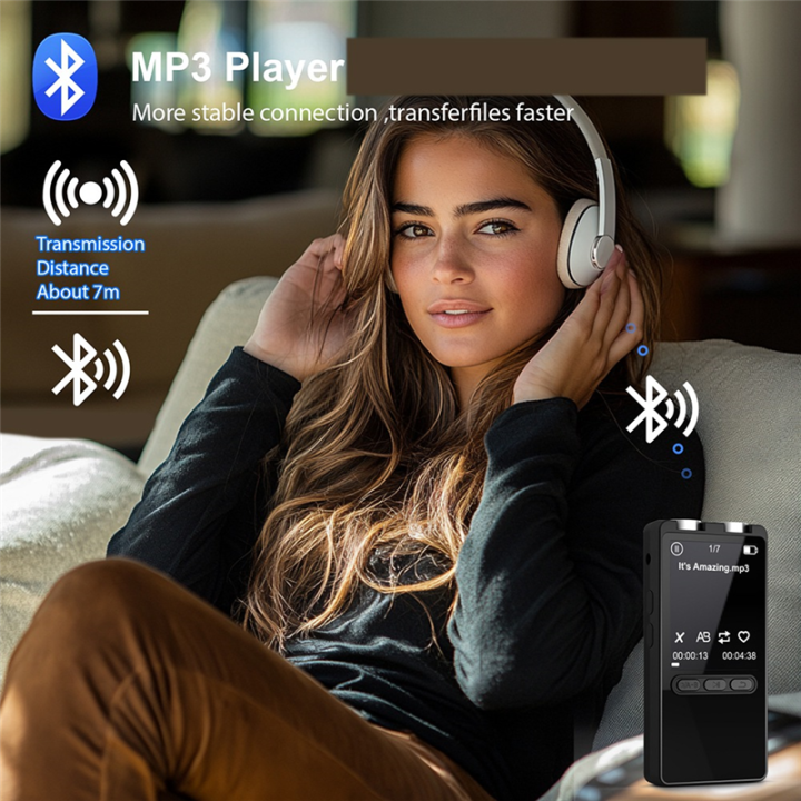 MP3 Player Integrated 64GB Digital Sound Recorder Pen Voice-Activated ...