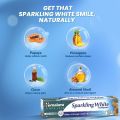 Himalaya Sparkling White Toothpaste | For Whiter & Stronger Teeth | No Chemical Bleach | With Papaya & Pineapple Enzymes |Oral care| 80g SAM. 