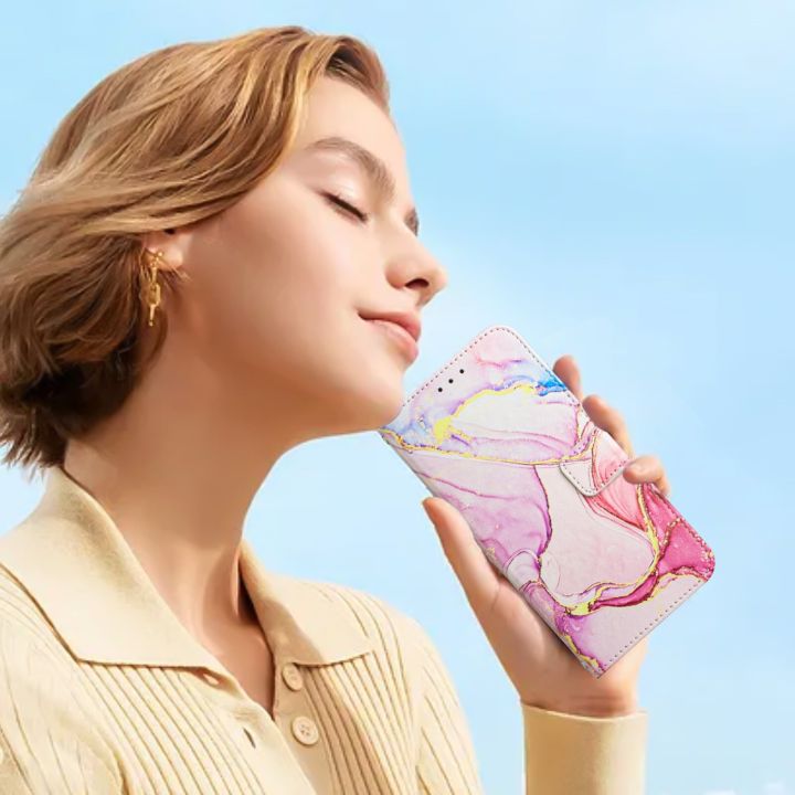 lthmy%20for%20iPhone%20SE%202020%20/%208%20/%207%20/%206s%20/%206%20case%20Marble%20Pattern%20PU%20Leather%20Wallet%20Card%20Slots%20Flip%20Stand%20Cover%20with%20Hand%20Strap%20-%20Image%203