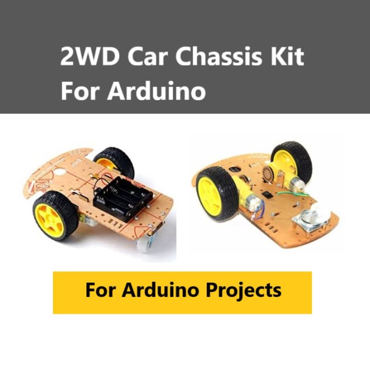 2WD Car Chassis Kit for Arduino Projects | Daraz.lk