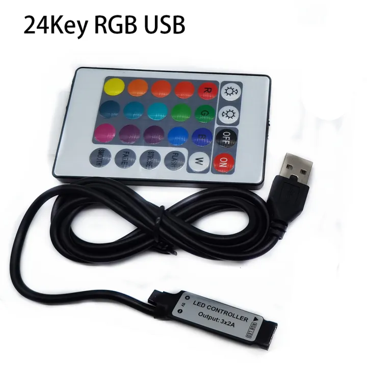 Dc%205v%20Usb%20Led%20Rgb%20Controller%20Mini%203keys%20Dimmer%2024key%2044key%20Ir%20Remoter%2017keys%20Rf%20Wireless%20Remoter%20Control%20For%20Usb%20Rgb%20Led%20Strip%20-%20Image%203