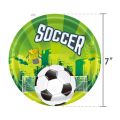 Soccer Football Theme Kids Boy Birthday Party Tableware Decoration Cup Plate Napkin Banner Tablecloth Balloon Party Supplies Set. 