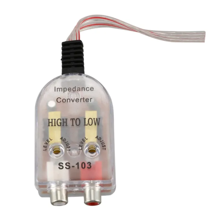 Car%20Audio%20High%20to%20Low%20Converter,%20Car%20Stereo%20Converter%20CD%20Amplifier%20Audio%20Subwoofer%20High%20Low%20Converter%20Line%20Output%20Impedance%20Converter%20-%20Image%203