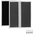 HPF36 Charcoal Filter Non-Ducted Charcoal Filter,Grease Filters Type XC for S97020466 Range Hood Filter Replacement Parts Accessories 2Piece. 