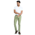 Moose Men's Slim Fit Chino Pant - Moss Stone. 