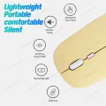【ThinkWay】Rechargeable Wireless Mouse For Microsoft Surface Pro 9 5G 2022 8 X 13 inch 7 Plus 6 5 4 12.3" Portable Magic Silent Mice Mobile Phone Office Gaming Mouse for Surface Go 3 2 2020. 