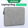 UGREEN 13-14.9 Inch Laptop Case Bag, Computer Handbags,PU Suede Leather Soft Padded Zipper Cover Sleeve Case for MacBook Air, MacBook Pro iPad Pro, Microsoft Surface, Samsung, Dell. 