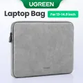 UGREEN 13-14.9 Inch Laptop Case Bag, Computer Handbags,PU Suede Leather Soft Padded Zipper Cover Sleeve Case for MacBook Air, MacBook Pro iPad Pro, Microsoft Surface, Samsung, Dell. 