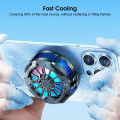 DoomHot 2 In 1 Phone Cooler Mobile Phone Gaming Fast Cooling And Heat Dissipation Live Streaming Mobile Game Phone Heat Sink Mobile Phone Cooler RGB Lighting Radiator. 