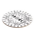 Wooden Pendulum Board Base Stars Moon Phases 26 English Letters Divination Message Metaphysics Altar Wall Art Home Decor. 
