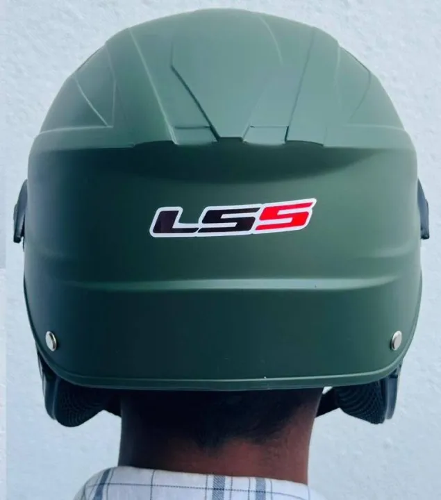 LS5%20Unisex%20Bike%20Helmet%20Half%20Helmet%20Cama%20Matt%20for%20Boys%20and%20Girls%20with%20Clear%20Visor%20CM%2055-56%20in%20Inches%2021-22%20-%20Image%203
