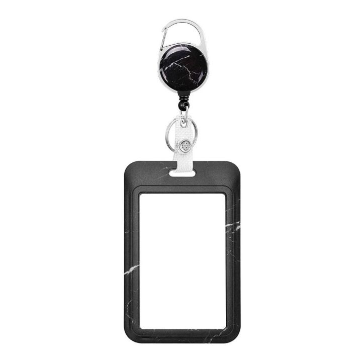 Wholesale Worker Office Supplies ID Card Holder Name Badge Clip with Retractable Reel Badge Case