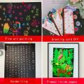 High Quality A4 Black Kraft Paper DIY Handmake Card Making Craft Drawing paper Thick Paperboard Cardboard. 