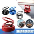 Car Air Freshener Solar Car Perfume Fragrance Auto Rotation Air Aromatherapy Flavoring Cars Parfum Car Interior Decoration color Red. 