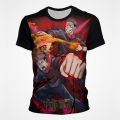 JJK jujutsu Kaisen Gojo Satoru printed Mens T shirt fashion anime short sleeve Japanese o-neck plus size male T-shirt summer top. 