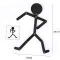 Kids Montessori Educational Wooden Stick Men Puzzle Game Kids Hand Skill Fine Motor Training Assemble Toys For Baby Imagination. 