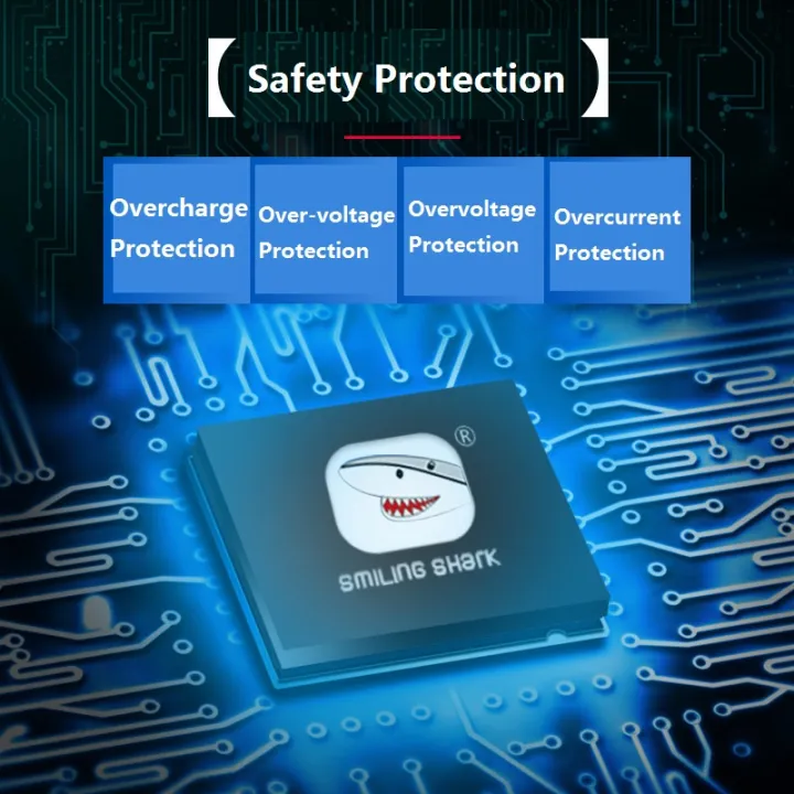 Smiling%20Shark%20Flashlight%2018650%20Charger%2026650%203.7V/4.2%20Multifunctional%20Universal%20Battery%20Qc%20Lcd%20-%20Image%207